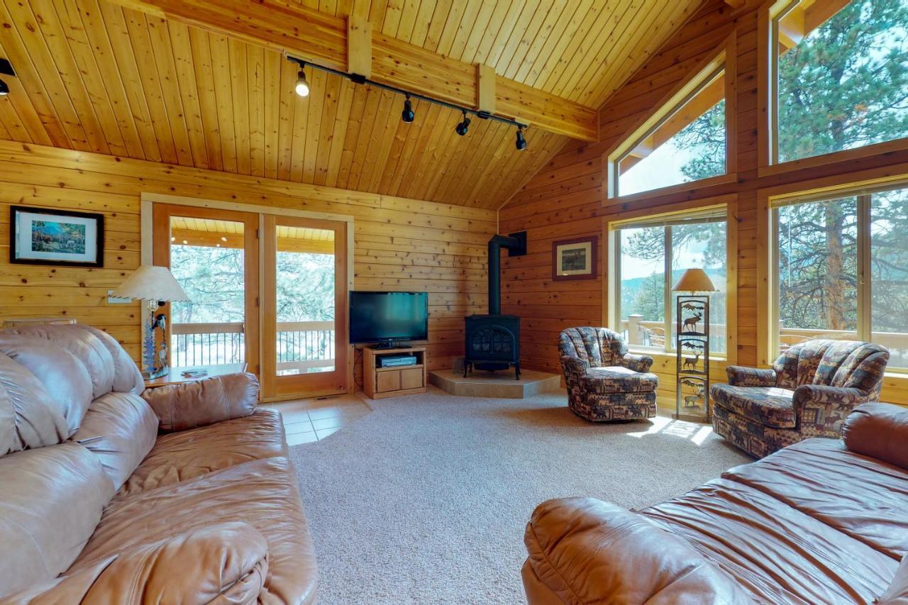 Twin Pines Cabin Estes Park Bagian luar foto