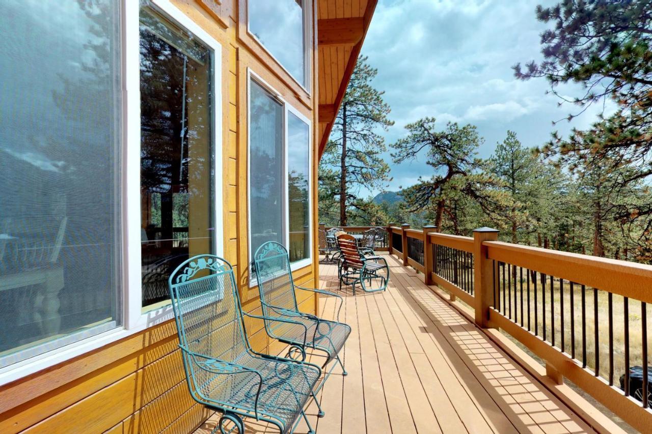 Twin Pines Cabin Estes Park Bagian luar foto